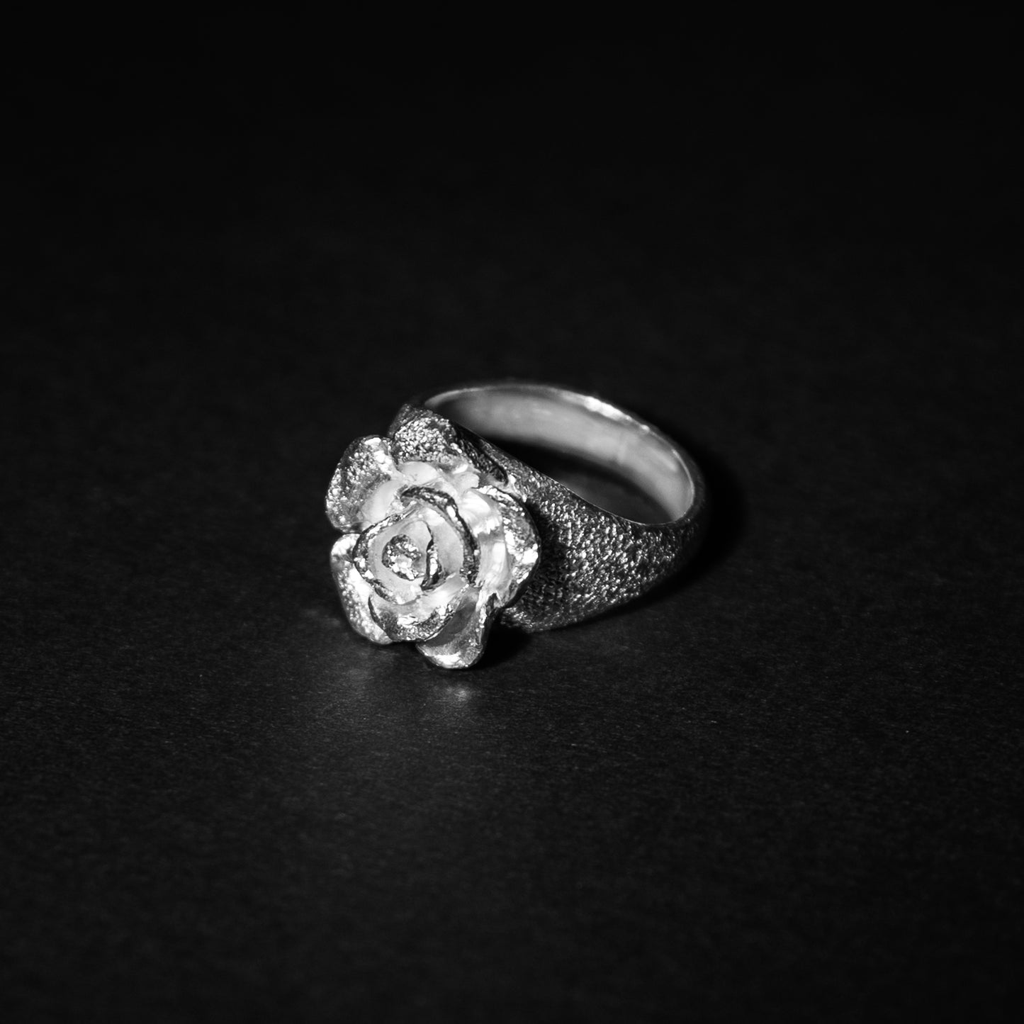 Silver 999 Full-Galaxy Flower ring