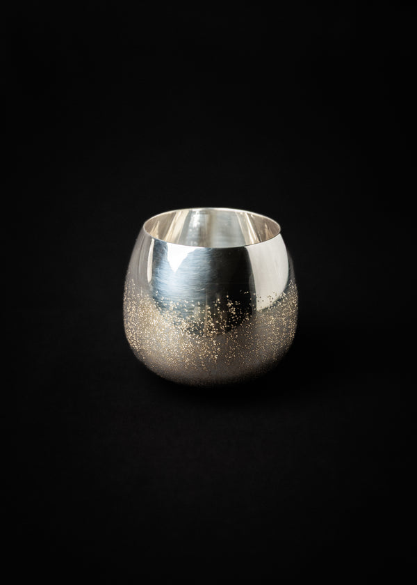 銀盃 金痕(GINPAI KINKON)Silver 999 Sake Cup with Pure Gold