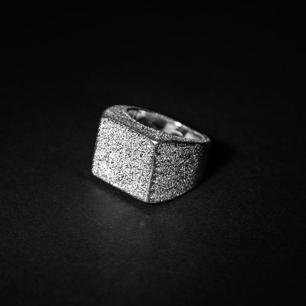 Silver 999 Full-Galaxy College Ring