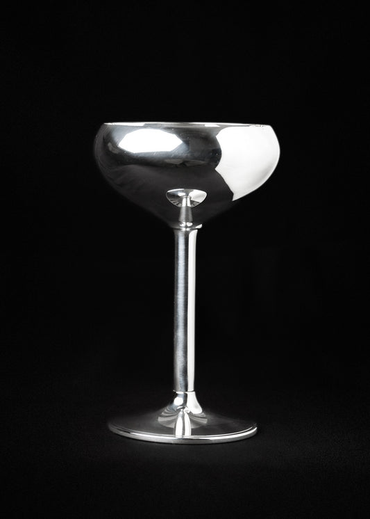 銀爵 泡（GINSHAKU AWA）Silver 999 Champagne Glass