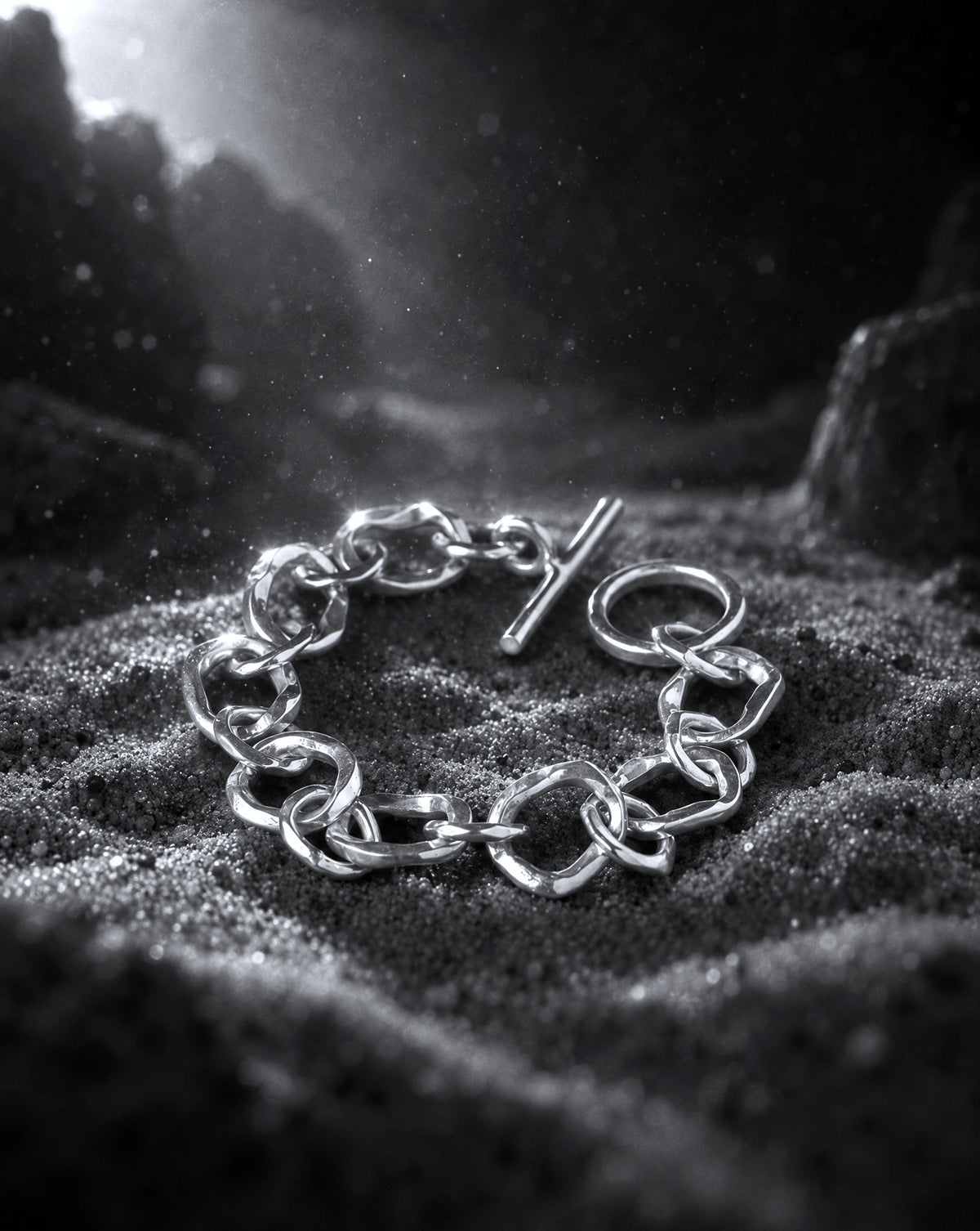 稜鎖（RYOSA）Silver 999 Bracelet イメージ（AI生成）