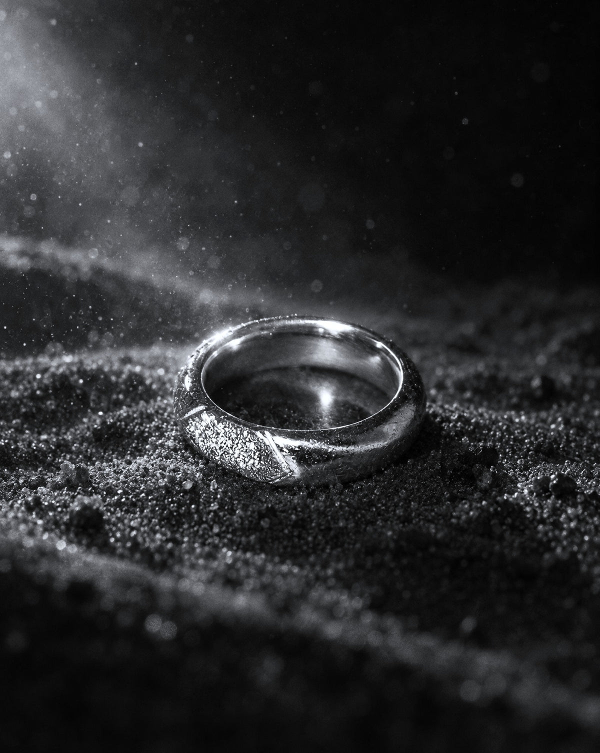 Silver 999 Edged Galaxy ring イメージ（AI生成）